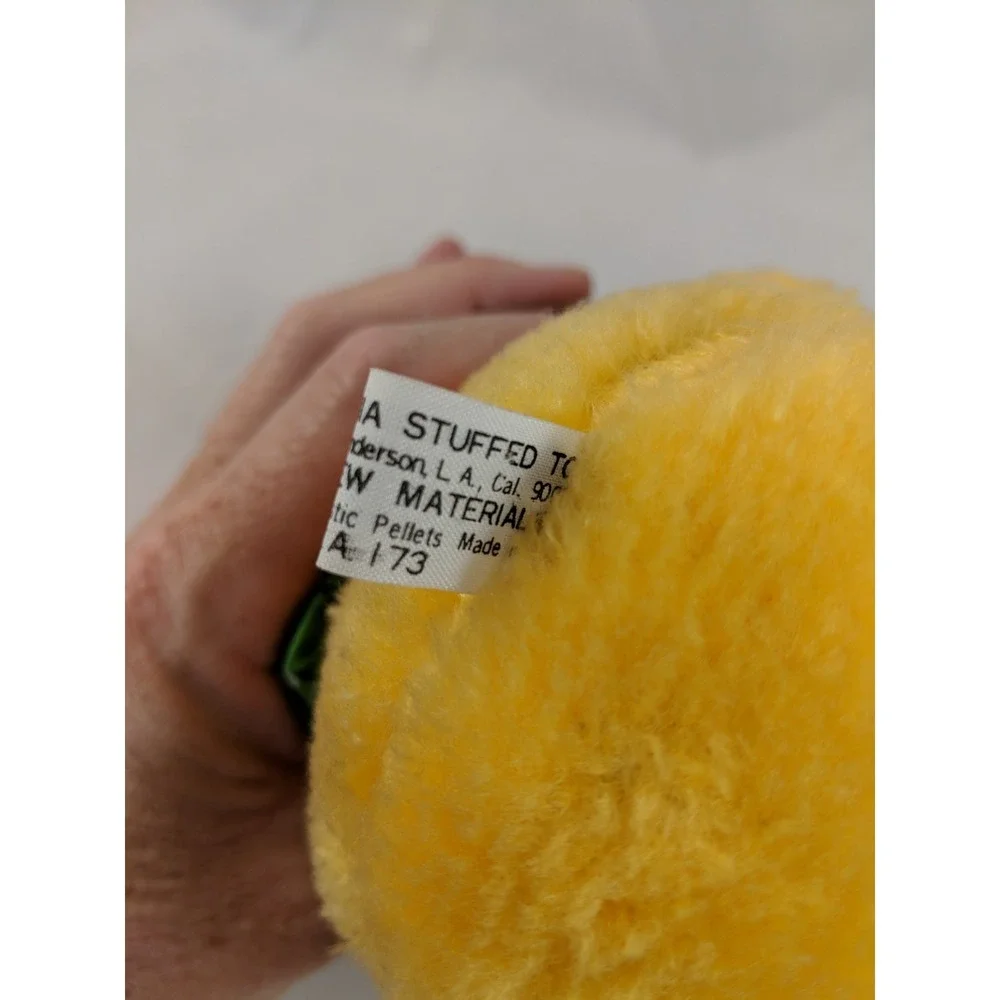 Yellow Chick Duck Plush 7 Inch California Stuffed Animal Toy Vintage